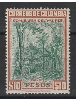 1956 COLOMBIA 10 p....