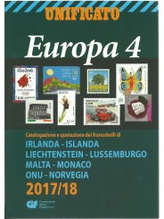 UNIFICATO 2017-2018 CATALOGO FRANCOBOLLI EUROPA VOLUME 4 MF25556