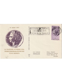 1955 FDC ALA ITALIA...