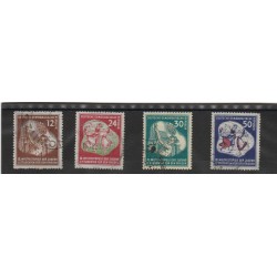 1951 GERMANIA DDR AMICIZIA CON LA CINA 3 VAL USATI MF51259