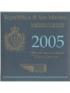2005 SAN MARINO DIVISIONALE EURO 9 MONETE FDC IN CONFEZIONE MF25520