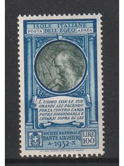 1932 EGEO POSTA AEREA DANTE...