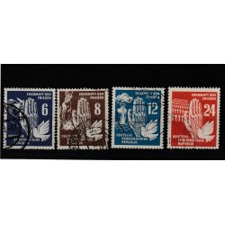 1950 GERMANIA DDR PACE 4 VAL USATI MF51423