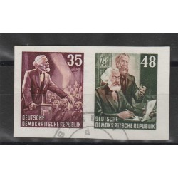 1953 GERMANIA DDR MARX 2 V ND USATI MF51479