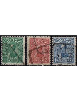 1907 NORVEGIA NORGE EFFIGE...