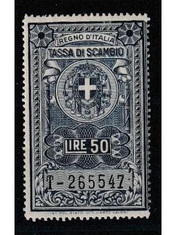 1930 REGNO D'ITALIA LIRE 50...
