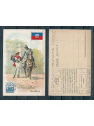 CARTOLINA PUBBLICITARIA ACHILLE BRIOSCHI LYSOFORM LA POSTA IN HAITI MF40896