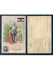 CARTOLINA PUBBLICITARIA ACHILLE BRIOSCHI LYSOFORM LA POSTA IN GERMANIA MF40888
