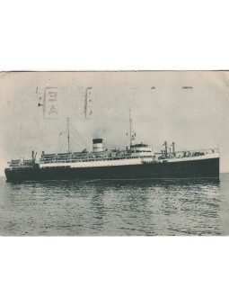 CARTOLINA TIRRENIA MOTONAVE...