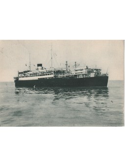 CARTOLINA TIRRENIA MOTONAVE...