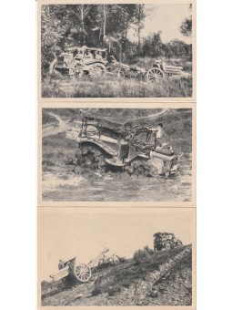 LOTTO TRE CARTOLINE FIAT...