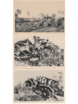 LOTTO TRE CARTOLINE FIAT...