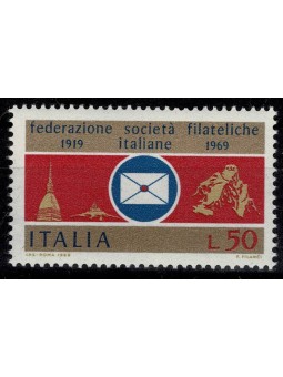 1969 REPUBBLICA ITALIANA N....