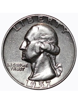 1957 USA WASHINGTON QUARTER...