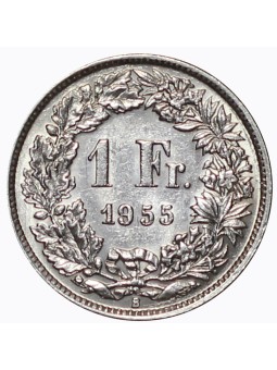 1955 SVIZZERA 1 FRANCO - B...