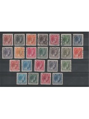 1944-46 LUSSEMBURGO GRAN DUCHESSA CARLOTTA 23 VAL USATI MF17478