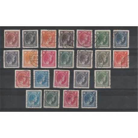 1944-46 LUSSEMBURGO GRAN DUCHESSA CARLOTTA 23 VAL USATI MF17478