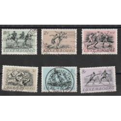 1952 LUSSEMBURGO OLIMPIADI 6 VAL USATI MF17405