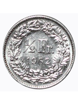 1962 SVIZZERA 1/2 FRANCO -...