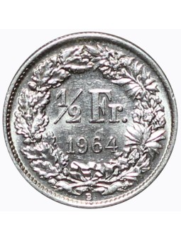 1964 SVIZZERA 1/2 FRANCO -...