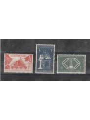 1956 LUSSEMBURGO C.E.C.A. 3 VALORI MNH MF54658
