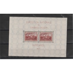 1937 LUSSEMBURGO EXPO FILATELICA BF N 2 MNH MF17347