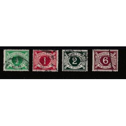 1925 IRLANDA SEGNATASSE CIFRA 4 VALORI USATI MF51498