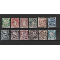 1922 - 23 IRLANDA SOGGETTI VARI 12 VALORI USATI MF51499