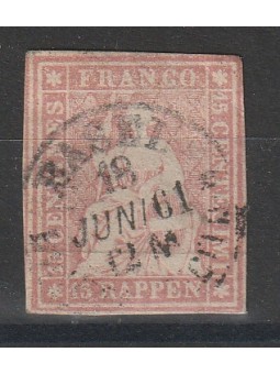 1854-62 SVIZZERA ALLEGORIA...