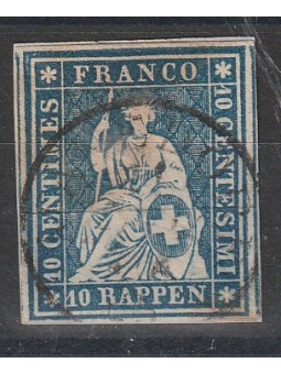 1854 SVIZZERA ALLEGORIA...