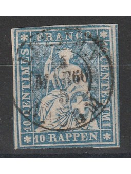 1854 SVIZZERA ALLEGORIA...