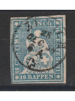 1854 SVIZZERA ALLEGORIA...