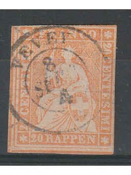 1854 SVIZZERA ALLEGORIA...