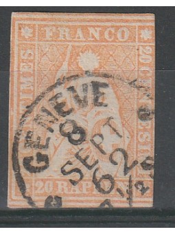 1854 SVIZZERA ALLEGORIA...