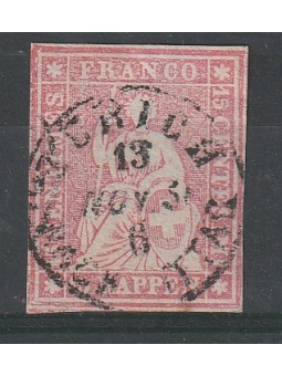 1854-62 SVIZZERA ALLEGORIA...