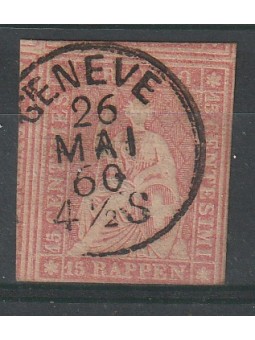 1854-62 SVIZZERA ALLEGORIA...