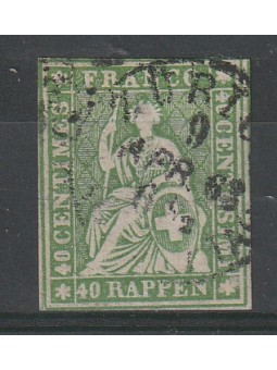 1854-62 SVIZZERA ALLEGORIA...