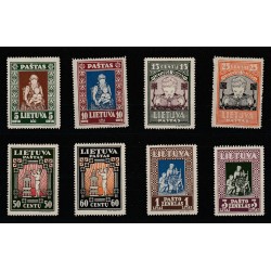 1933 LITUANIA LIETUVA PRO GIOVENTU 8 VALORI MNH MF51562