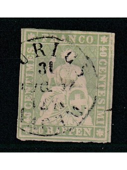 1854-62 SVIZZERA ALLEGORIA...