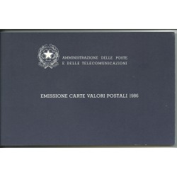 1986 ITALIA REPUBBLICA LIBRO DEI FRANCOBOLLI COMPLETO MF25538