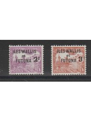 ILES WALLIS ET FUTUNA 1927 SEGNATASSE 2 VAL MNH YVERT 9-10 MF51588