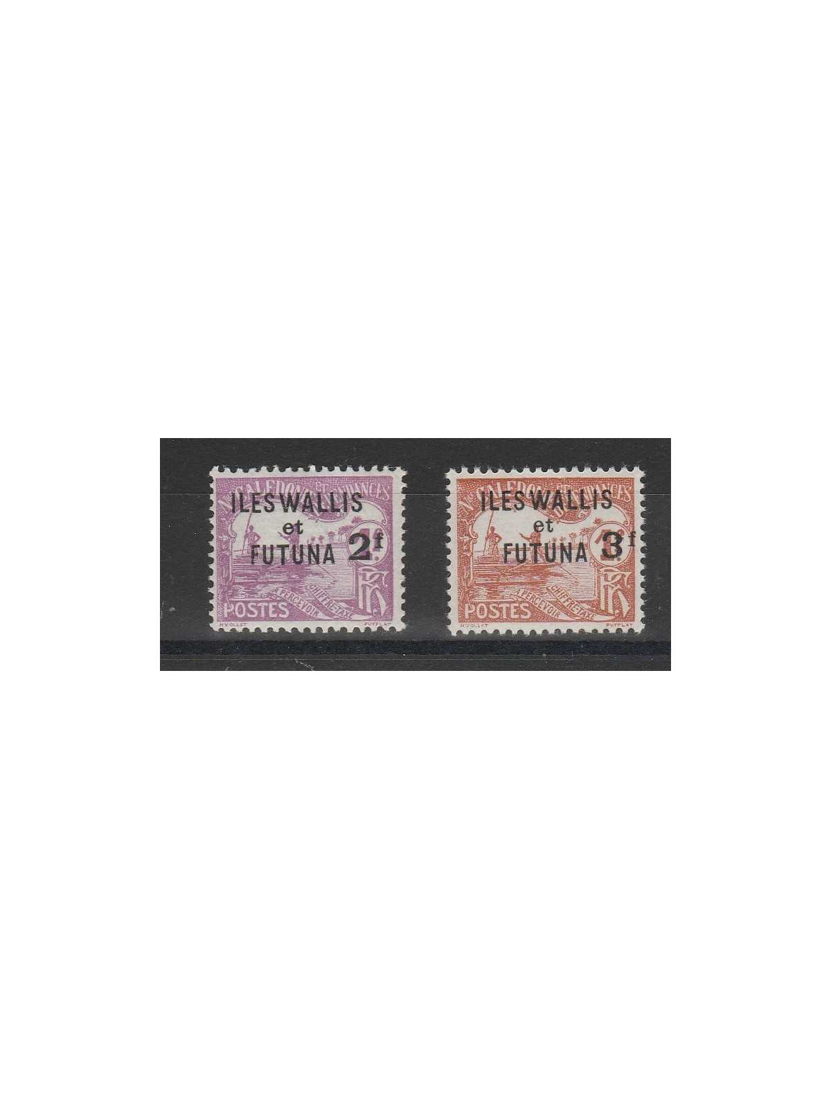 ILES WALLIS ET FUTUNA 1927 SEGNATASSE 2 VAL MNH YVERT 9-10 MF51588