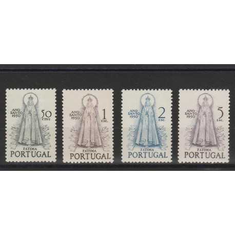 1950 PORTOGALLO PORTUGAL ANNO SANTO 4 VALORI MLH MF51608
