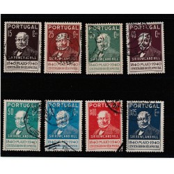 1940 PORTOGALLO PORTUGAL CENT FRANCOBOLLO 8 V. USATI MF51614