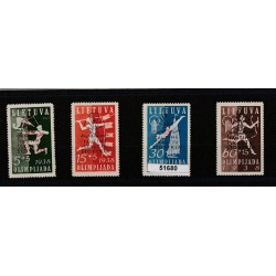 1938 LITUANIA LIETUVA JAMBOREE NAZIONALE 4 VAL MNH MF51680