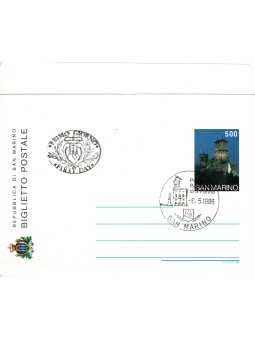 1986 SAN MARINO BIGLIETTO...