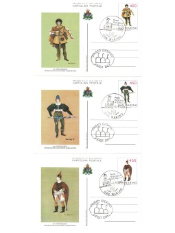 1986 SAN MARINO CARTOLINE...