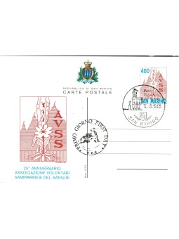 1985 SAN MARINO CARTOLINA...