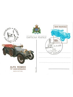 1985 SAN MARINO CARTOLINA...