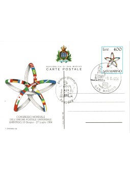 1984 SAN MARINO CARTOLINA...